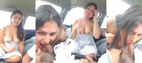 Sexy Desi Girl Blowjob In Car