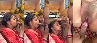 Horny Desi Bhabhi Blowjob and Fucking In Kitchen